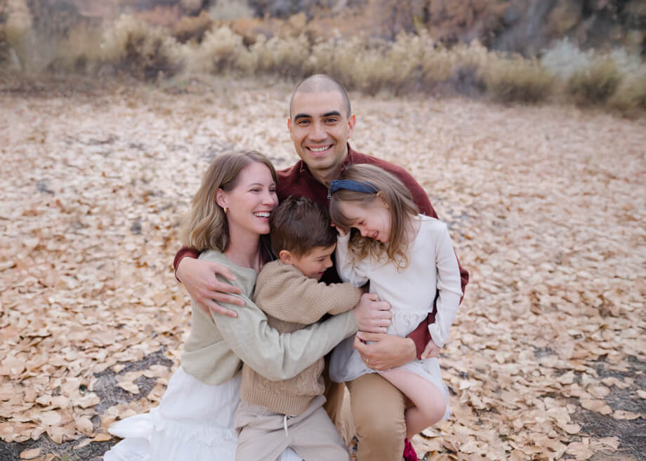 Grand Junction Family portrait session with natural light